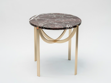 ASTRA - Round marble high side table by La Manufacture - view 2